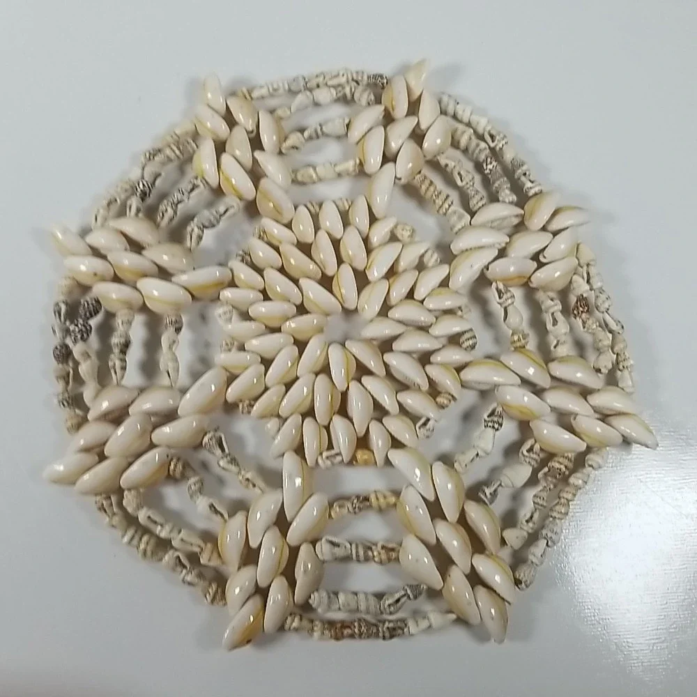 Set Of Conch Sea Shell Trivets, Hot Pad, Decorative Beach Cottage (MCM) 9